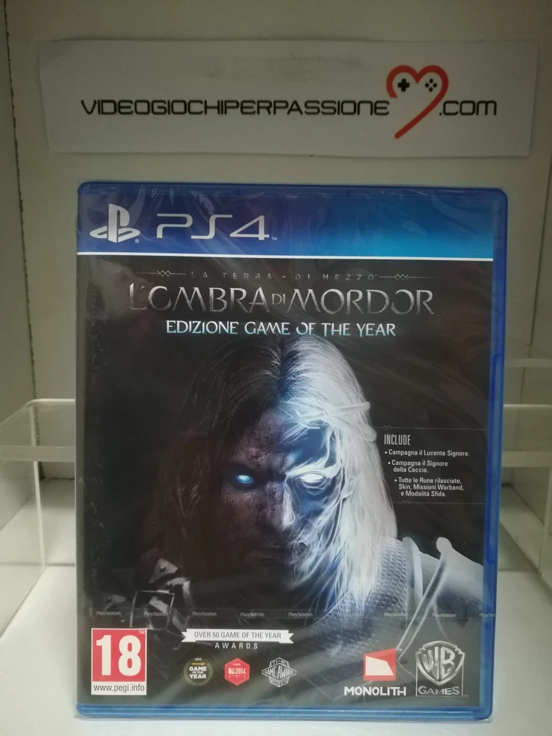 LA TERA DI MEZZO L'OMBRA DELLA GUERA EDIZIONE GAME OF THE YEAR PS4