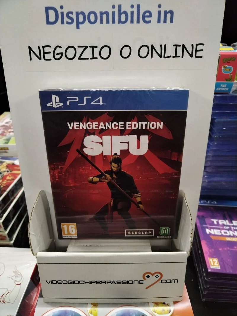 Sifu Vengeance Edition Playstation 4 Edizione Europea