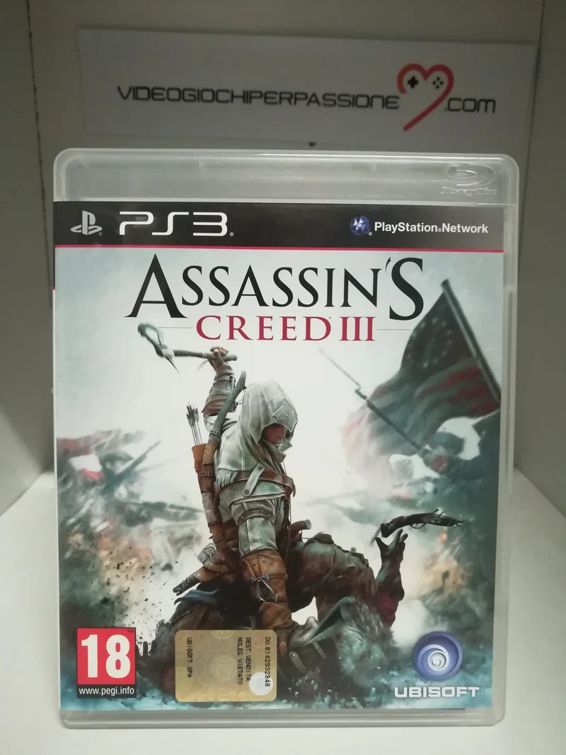 ASSASSIN'S CREED III PS3 (usato garantito)(versione italiana)