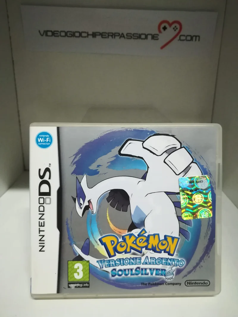 POKEMON VERSIONE ARGENTO SOULSILVER NINTENDO DS (usato)(senza manuale)