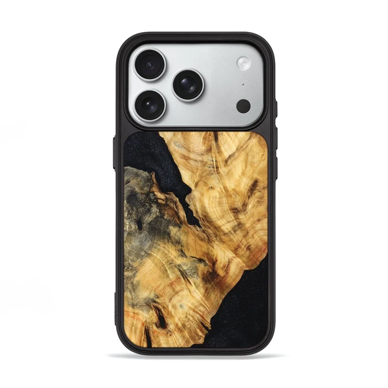 iPhone 18 Pro Wood Phone Case - Jaydin (Wood Burl, 829776)