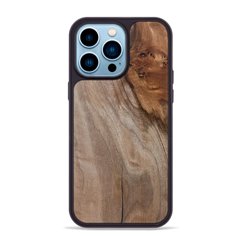 iPhone 14 Pro Max Wood Phone Case - Hakeem (Wood Burl, 829760)