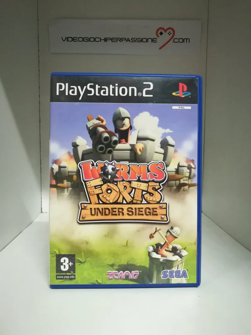 WORMS FORTS : UNDER SIEGE PS2 (usato garantito)(senza manuale)