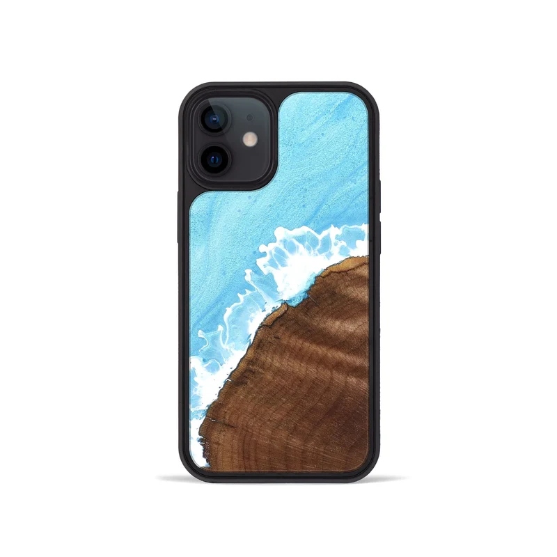 iPhone 12 mini Wood Phone Case - Yetta (Coastal, 829937)