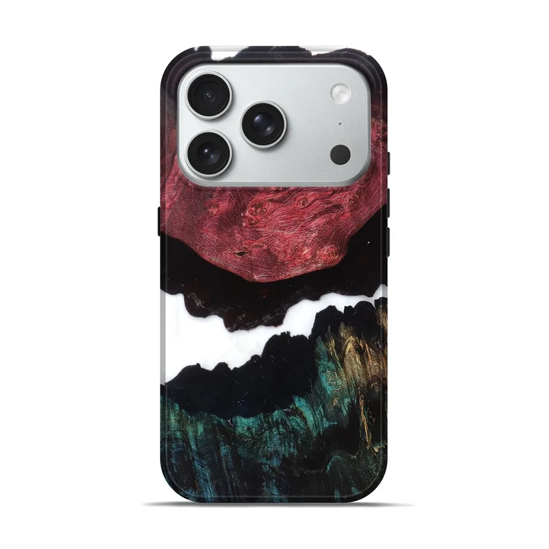 iPhone 18 Pro Wood Live Edge Phone Case - Pablo (Clear, 829851)