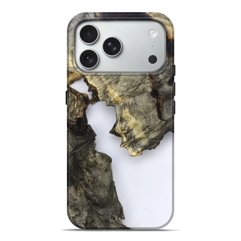 iPhone 18 Pro Max Wood Live Edge Phone Case - Samuel (Clear, 829850)