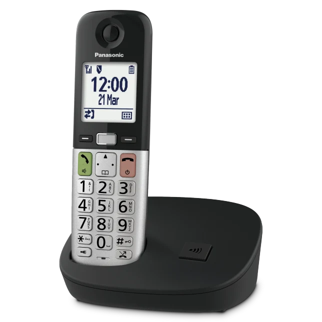Panasonic KX-TGU410EXB Telefono Cordless Digitale Black