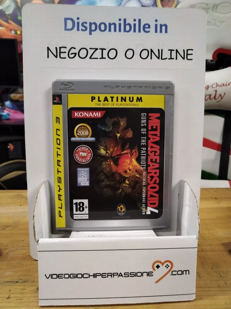 METAL GEAR SOLID 4: GUNS OF THE PATRIOTS PS3 (usato garantito)(versione ita)