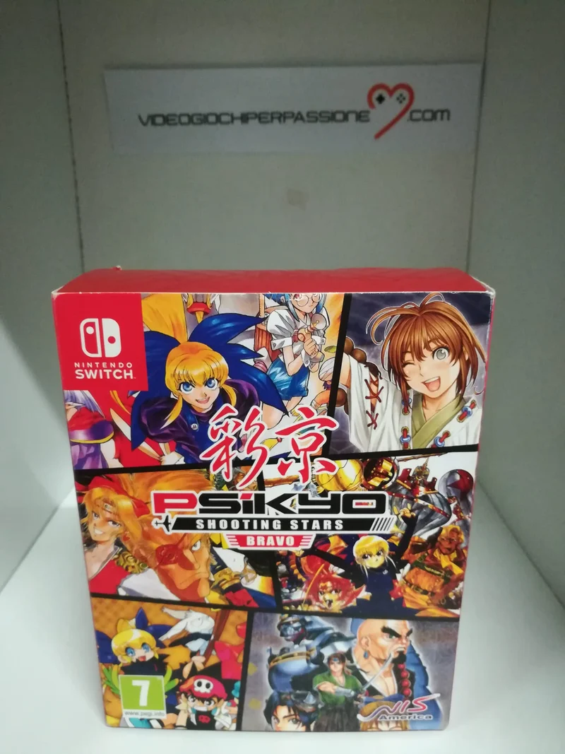PSIKYO SHOOTING STARS BRAVO NINTENDO SWITCH EDIZIONE REGNO UNITO(usato)