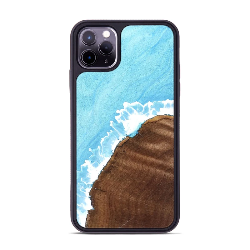 iPhone 11 Pro Max Wood Phone Case - Yetta (Coastal, 829937)