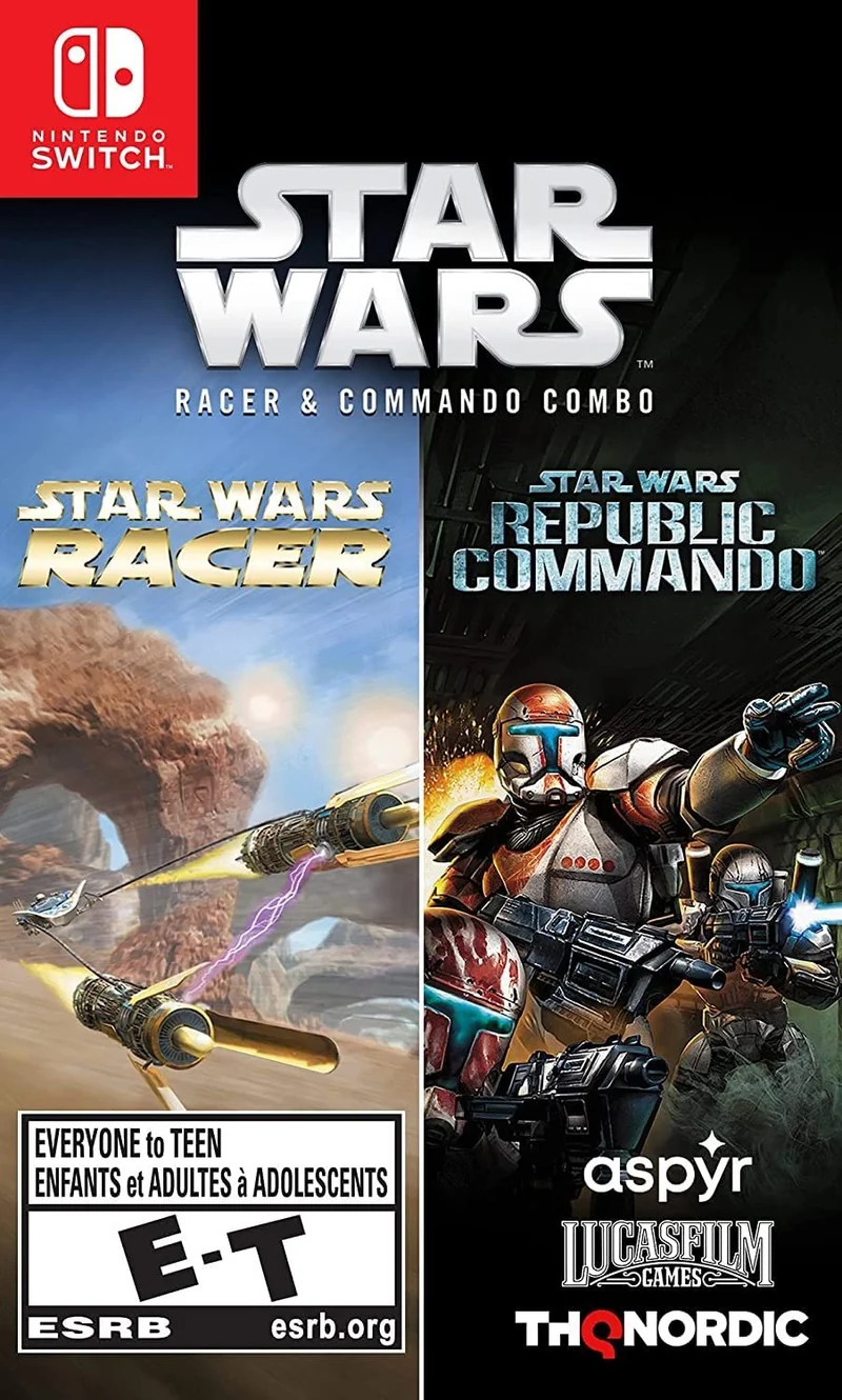 Star Wars Racer and Commando Combo - Nintendo Switch Edizione Americana