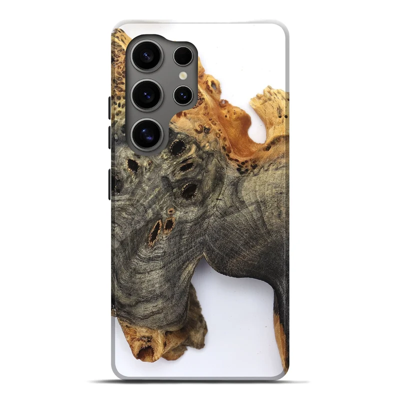 Galaxy S25 Ultra Wood Live Edge Phone Case - Kamari (Clear, 829833)