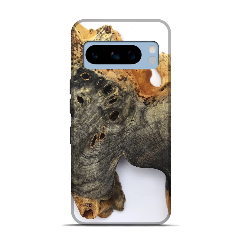 Pixel 8 Pro Wood Live Edge Phone Case - Kamari (Clear, 829833)