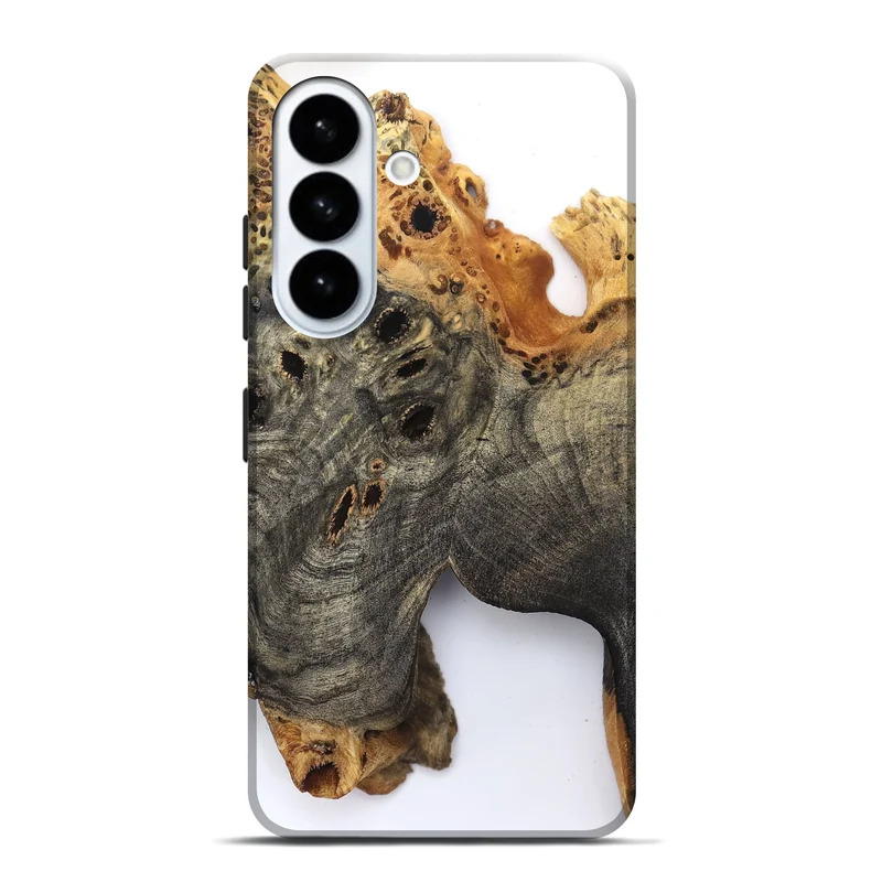 Galaxy S26 Plus Wood Live Edge Phone Case - Kamari (Clear, 829833)