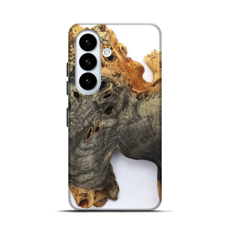 Galaxy S26 Wood Live Edge Phone Case - Kamari (Clear, 829833)