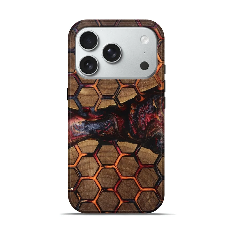 iPhone 18 Pro Wood Live Edge Phone Case - Ulysses (Pattern, 829835)