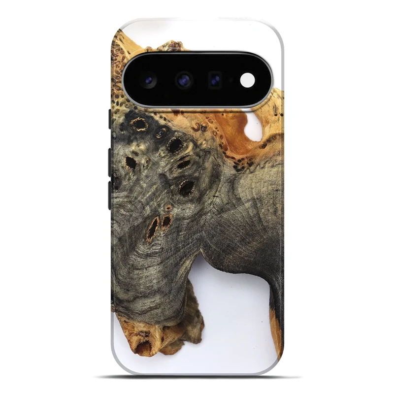 Pixel 11 Pro XL Wood Live Edge Phone Case - Kamari (Clear, 829833)