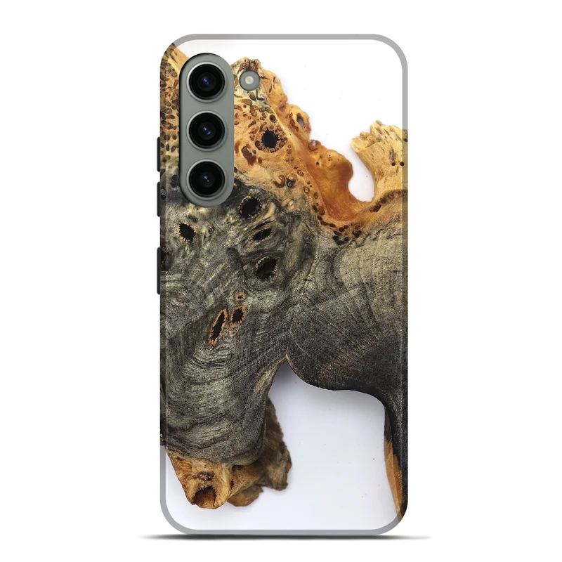 Galaxy S23 Plus Wood Live Edge Phone Case - Kamari (Clear, 829833)