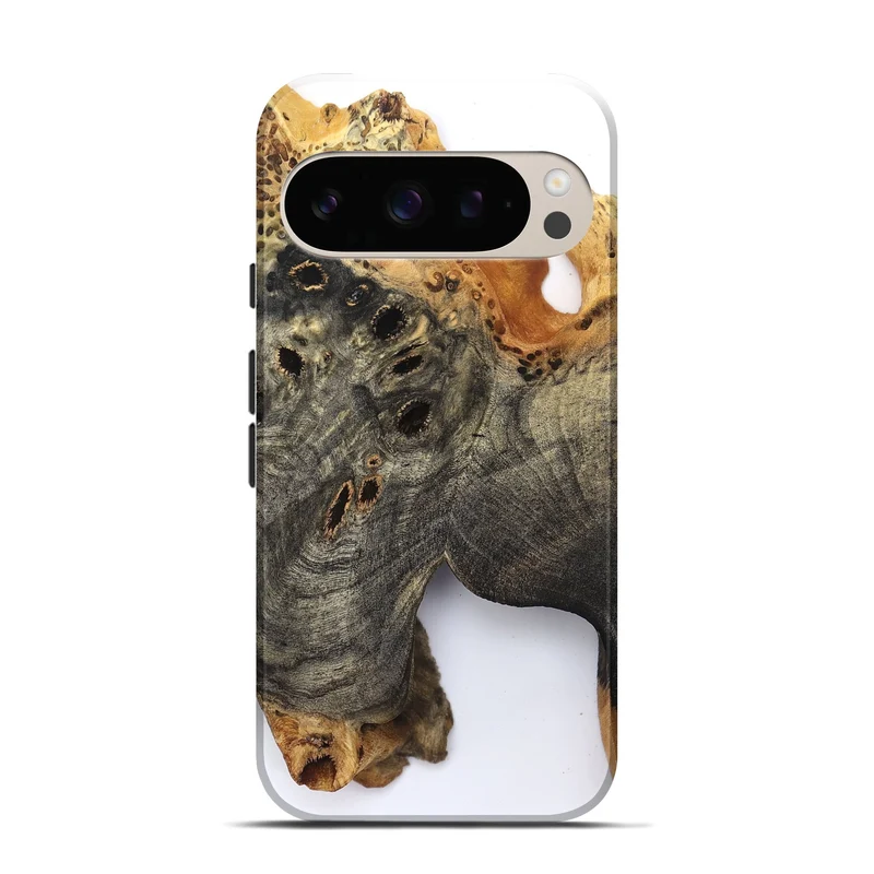 Pixel 10 Wood Live Edge Phone Case - Kamari (Clear, 829833)