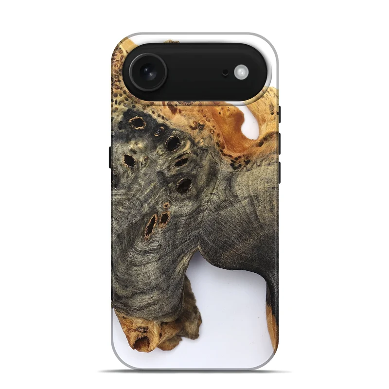 iPhone 17 Air Wood Live Edge Phone Case - Kamari (Clear, 829833)