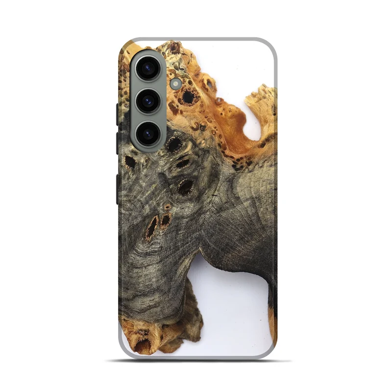 Galaxy S24 Wood Live Edge Phone Case - Kamari (Clear, 829833)