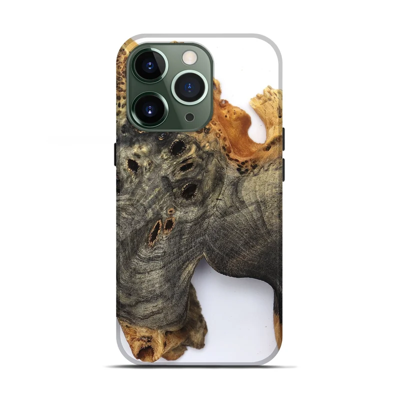 iPhone 13 Pro Wood Live Edge Phone Case - Kamari (Clear, 829833)