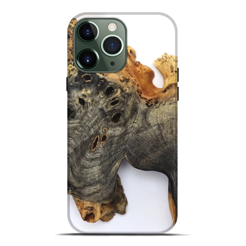 iPhone 13 Pro Max Wood Live Edge Phone Case - Kamari (Clear, 829833)