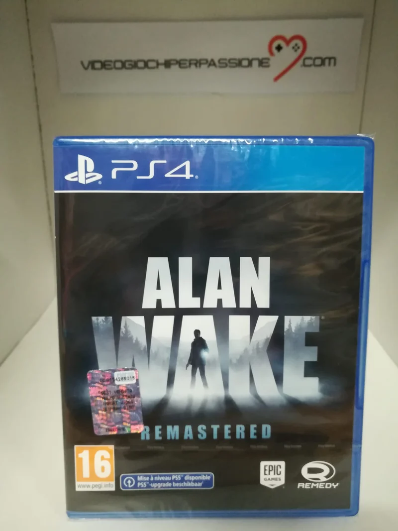 Alan Wake Remastered Playstation 4 Edizione Europea