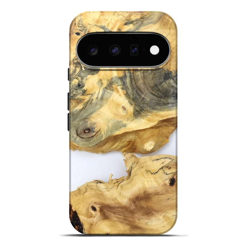 Pixel 11 Pro XL Wood Live Edge Phone Case - Charlee (Clear, 829830)