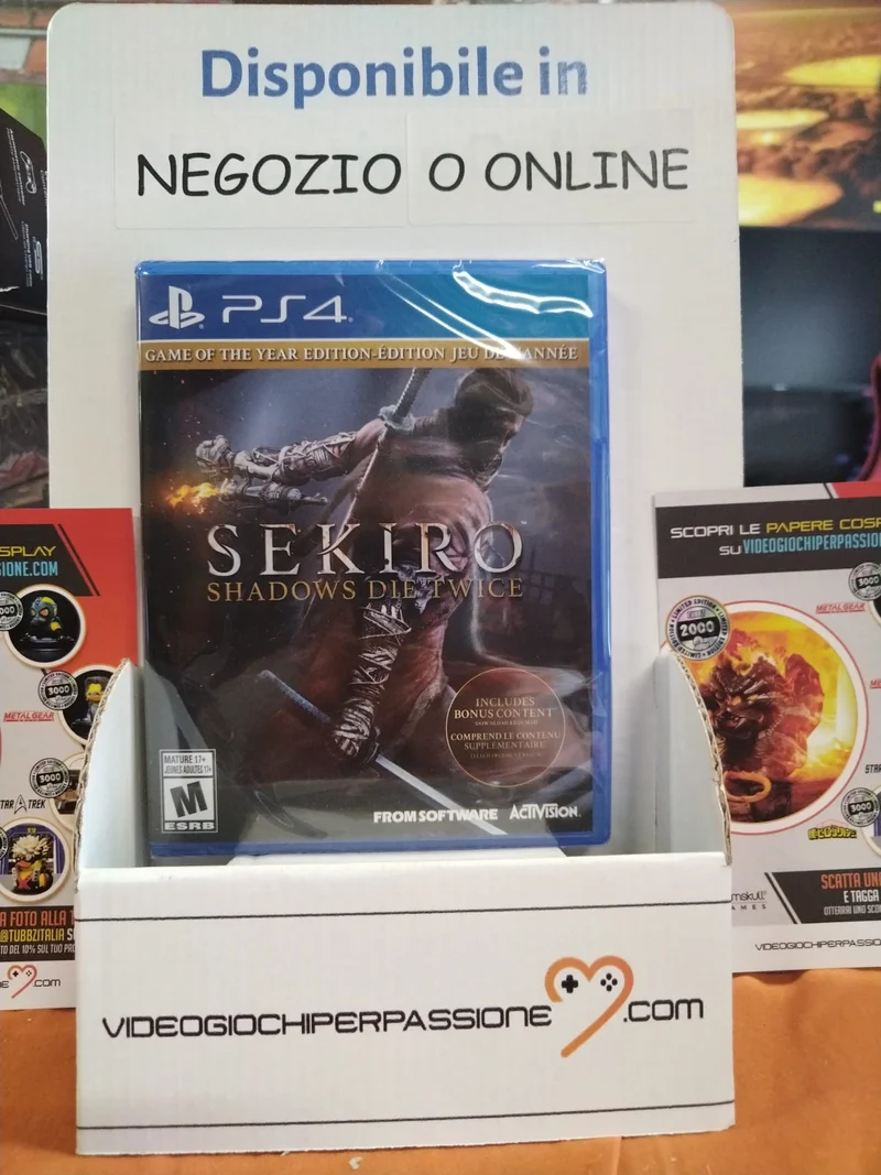 Sekiro Shadows Die Twice Playstation 4 GAME THE YEAR EDITION (Edizione americana)