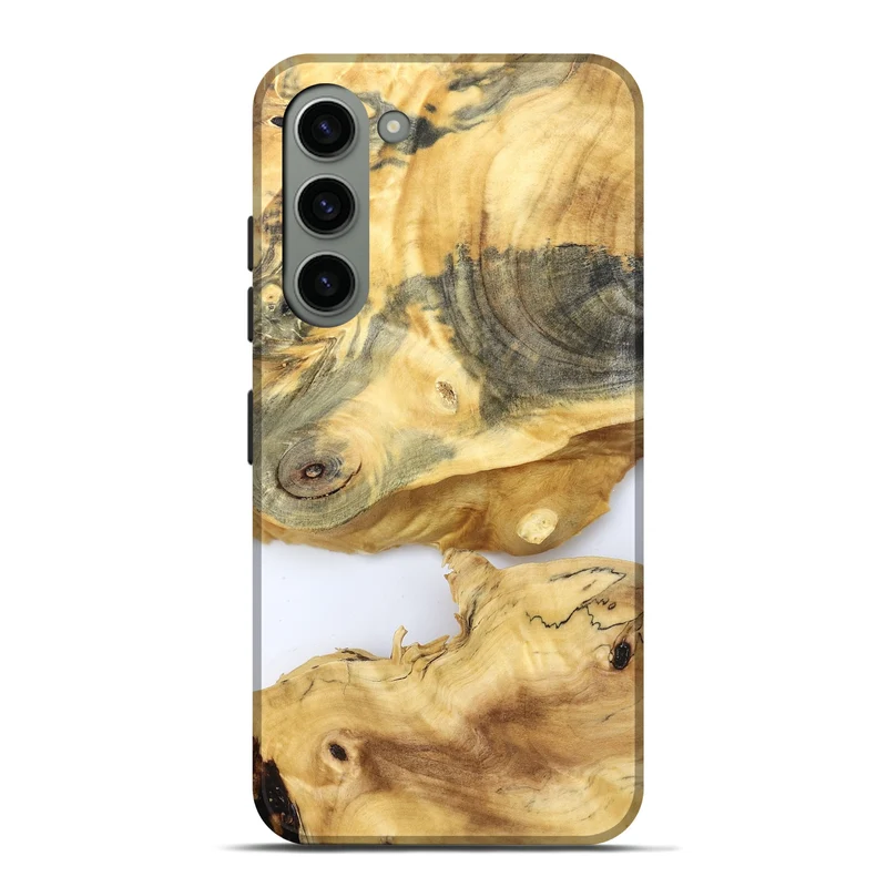Galaxy S23 Plus Wood Live Edge Phone Case - Charlee (Clear, 829830)