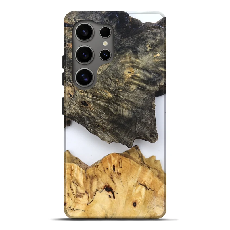 Galaxy S25 Ultra Wood Live Edge Phone Case - Teena (Clear, 829822)