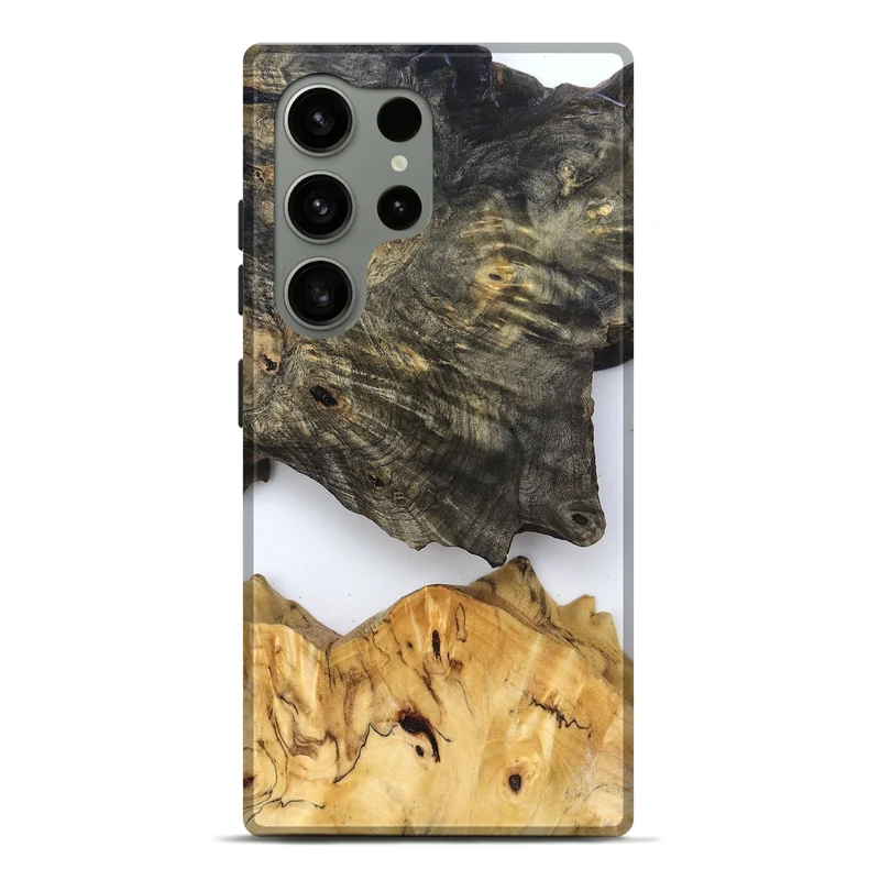 Galaxy S24 Ultra Wood Live Edge Phone Case - Teena (Clear, 829822)