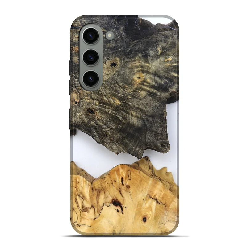 Galaxy S23 Plus Wood Live Edge Phone Case - Teena (Clear, 829822)