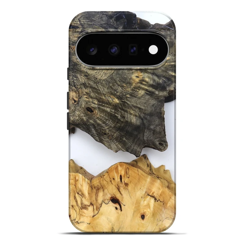 Pixel 11 Pro XL Wood Live Edge Phone Case - Teena (Clear, 829822)