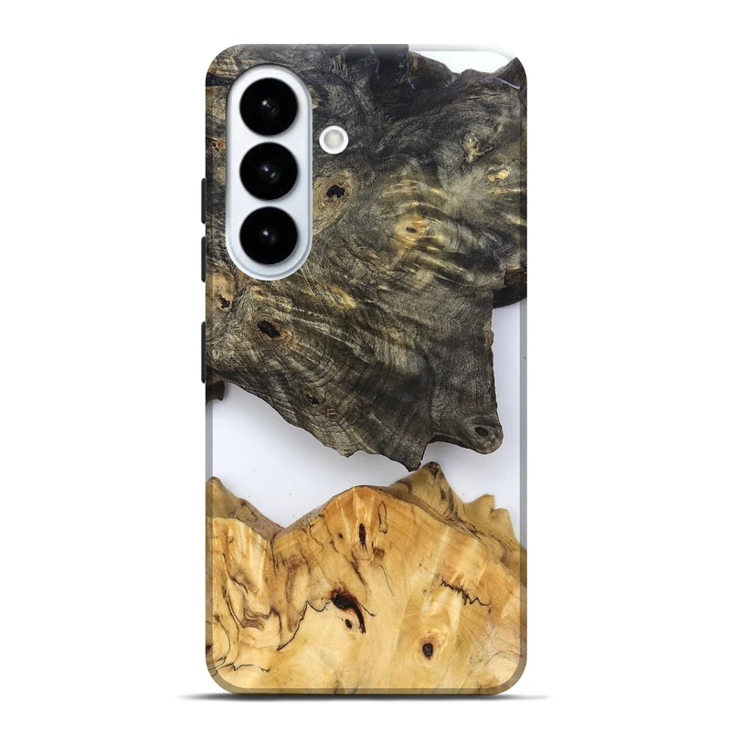 Galaxy S26 Plus Wood Live Edge Phone Case - Teena (Clear, 829822)