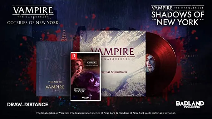 Vampire: The Masquerade Collector Edition Nintendo Switch [PREORDINE]