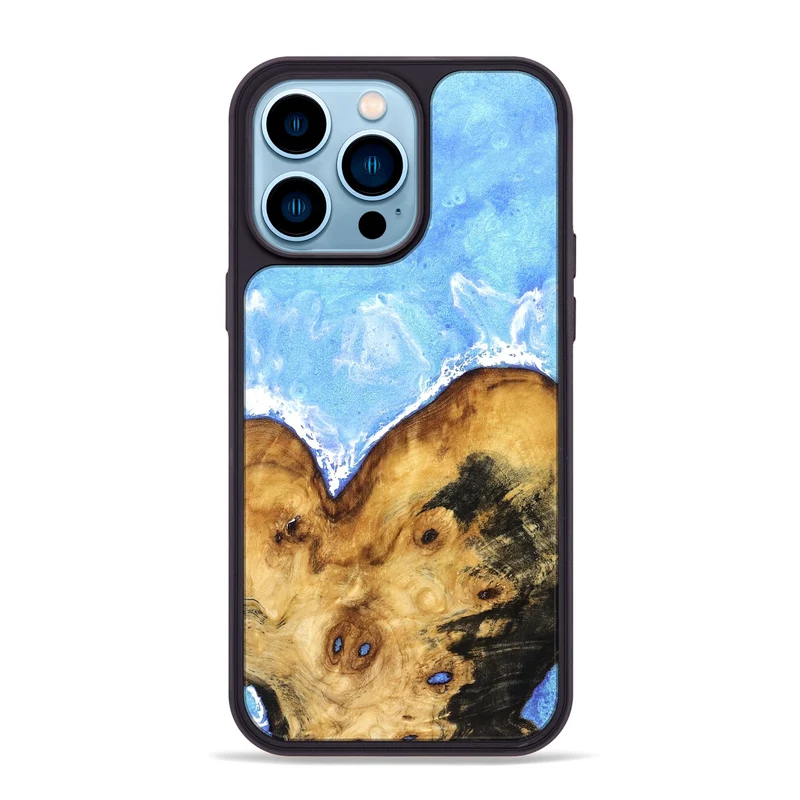 iPhone 14 Pro Max Wood Phone Case - Irene (Coastal, 829923)