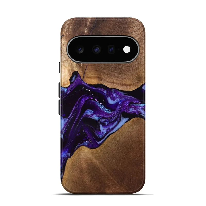 Pixel 11 Wood Live Edge Phone Case - Cierra (Purple, 829793)