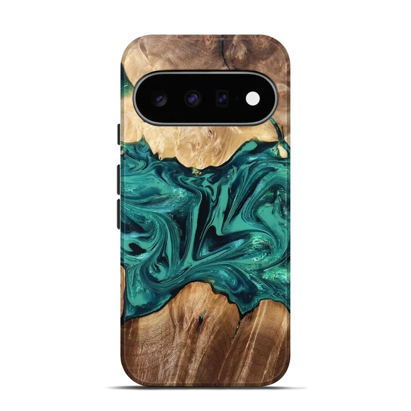 Pixel 11 Wood Live Edge Phone Case - Nash (Green, 829790)