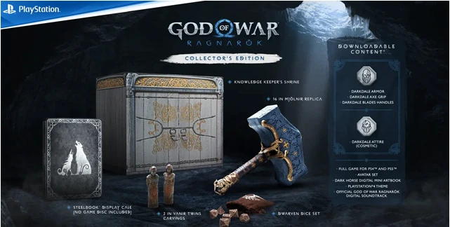 God of War Ragnarök Collector's Edition Playstation 4/Playstation 5 Edizione Europea