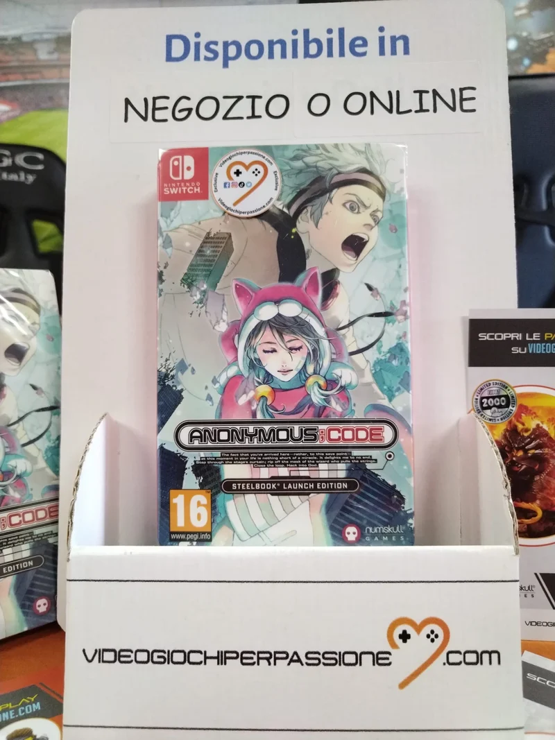ANONYMOUS;CODE SteelBook® Launch Edition Nintendo Switch Edizione Regno Unito