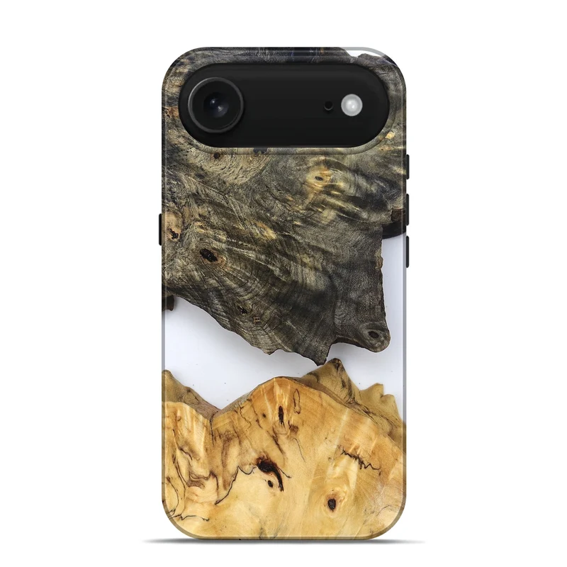 iPhone 17 Air Wood Live Edge Phone Case - Teena (Clear, 829822)