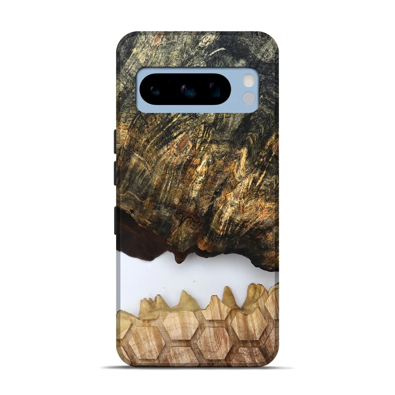 Pixel 8 Pro Wood Live Edge Phone Case - Artis (Clear, 829808)
