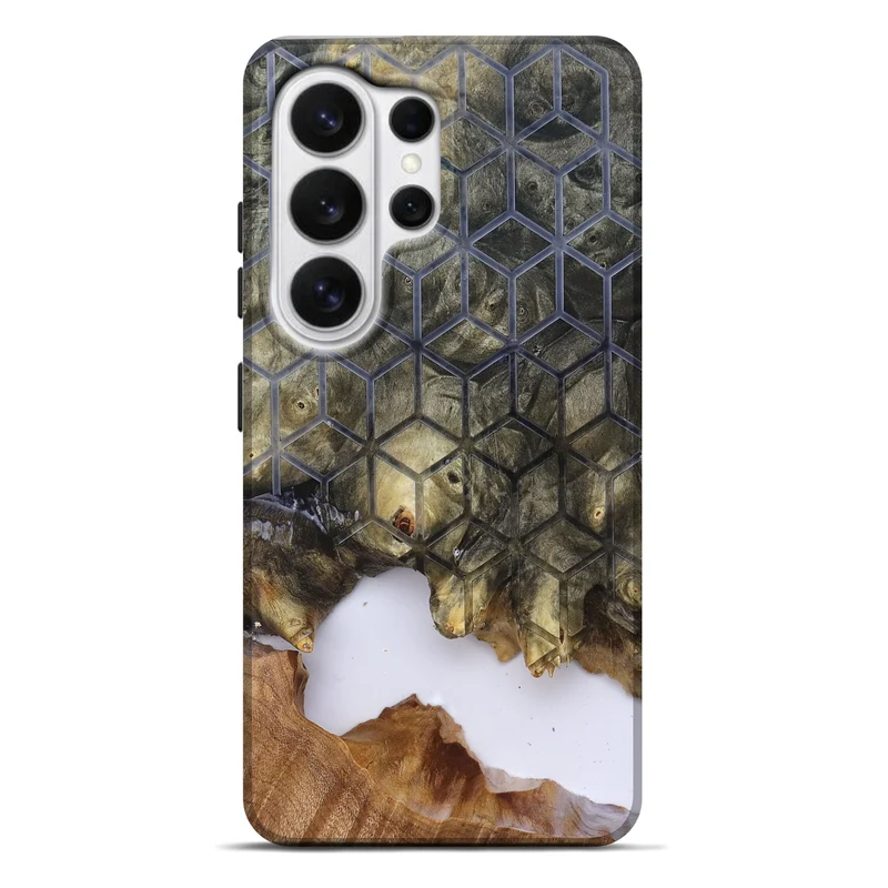 Galaxy S26 Ultra Wood Live Edge Phone Case - Matteo (Clear, 829803)