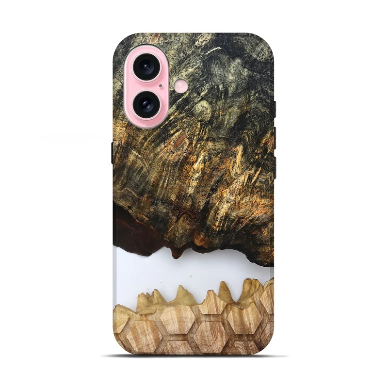 iPhone 17 Wood Live Edge Phone Case - Artis (Clear, 829808)