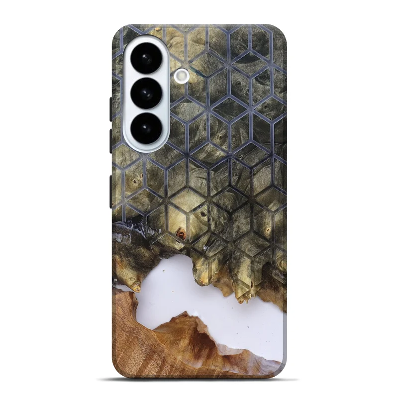 Galaxy S26 Plus Wood Live Edge Phone Case - Matteo (Clear, 829803)