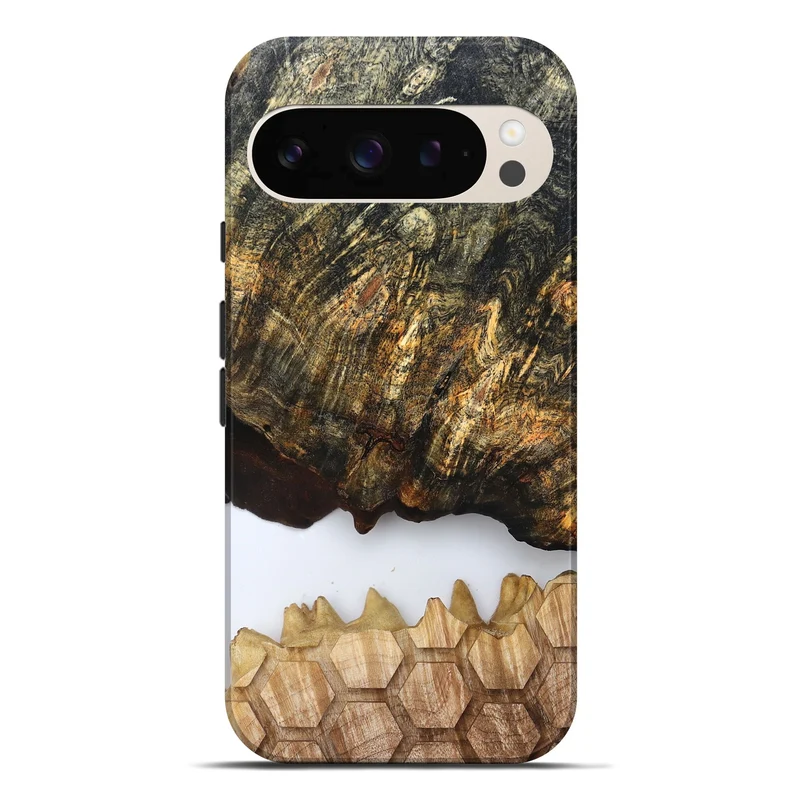 Pixel 10 Pro XL Wood Live Edge Phone Case - Artis (Clear, 829808)