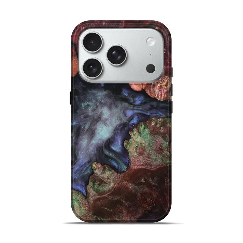 iPhone 18 Pro Wood Live Edge Phone Case - Grace (Cosmos, 829784)