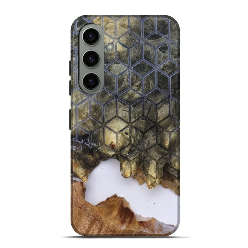 Galaxy S24 Plus Wood Live Edge Phone Case - Matteo (Clear, 829803)